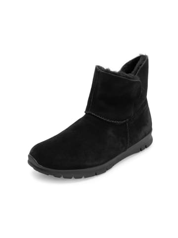 VITAFORM Veloursleder & Doubleface Stiefeletten in schwarz