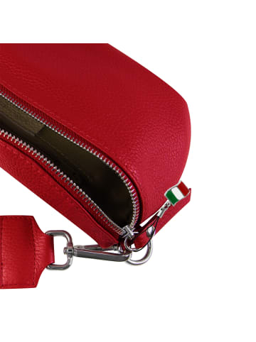 Florence Florence Gürteltasche Leder rot, mehrfarbig ca. 25cm breit