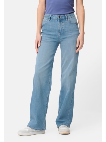 Camel Active 5-Pocket Jeans mit weitem Bein in Hellblau