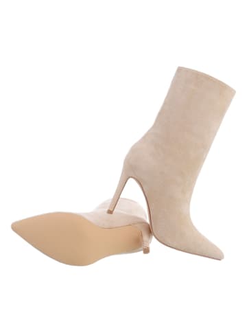 Ital-Design Stiefelette in Beige