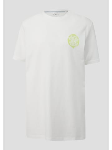 s.Oliver T-Shirt kurzarm in Weiß