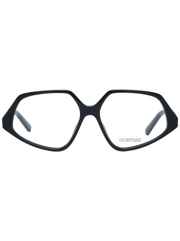 Sportmax Frauen Optische Fassungen Trapezförmig Schwarz