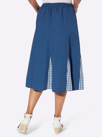 Sieh an! Rock in jeansblau