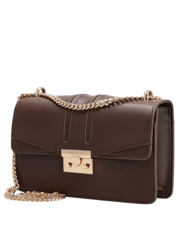 Seidenfelt Roros East-West - Umhängetasche 23 cm (black) in dark brown