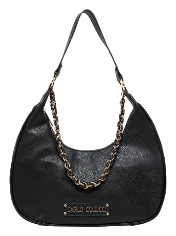 Carlo Colucci Schultertasche Dollinger in Schwarz