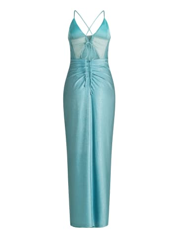 Vera Mont Abendkleid im Glitzer-Look in Mint/Silver