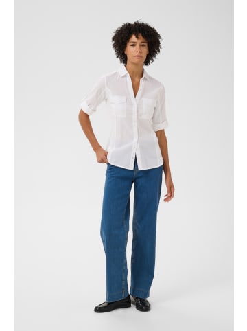 PART TWO Langarm - Hemd CortniaPW Relaxed fit in Bright White
