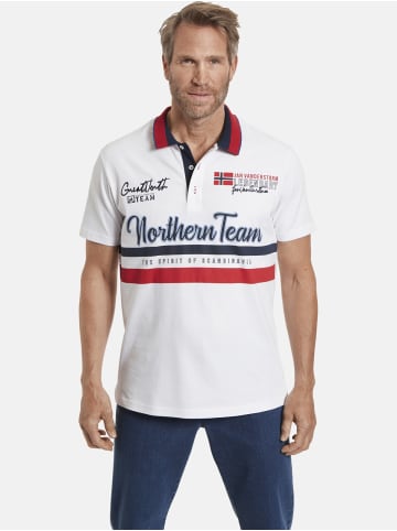 Jan Vanderstorm Poloshirt EINOJOHANI in weiß