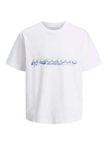 JACK & JONES PLUS T-shirt in Bright White