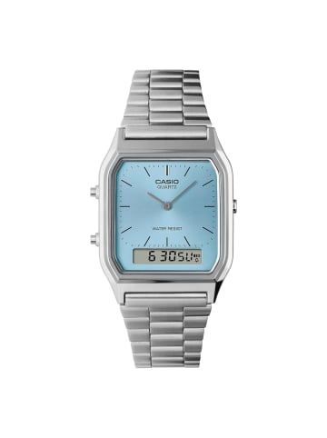 Casio Stahl Quarzuhr Casio Silber