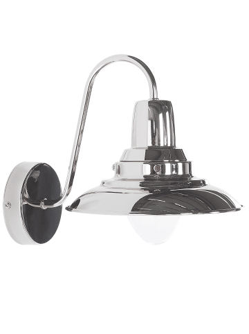 Wandleuchte LUZA in Silber - (W) 20 x (H) 21 x (L) 20 cm