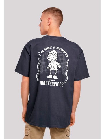 F4NT4STIC Heavy Oversize T-Shirt Pinocchio Heroes of Childhood in marineblau