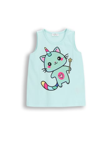 Coccodrillo Ärmelloses T-Shirt in in Minzfarbe