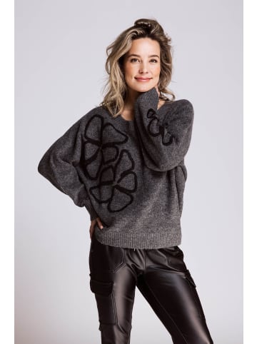 ZHRILL Sweatshirt ZHLUANA FLOWER BLACK in BLACK