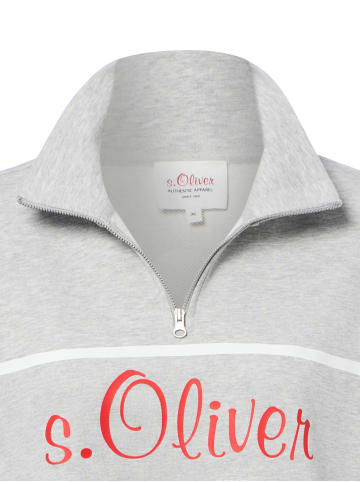 s.Oliver Sweatshirt Vintage Collection in hellgrau