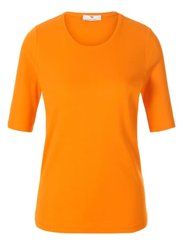 PETER HAHN Rundhalsshirt Cotton in orange