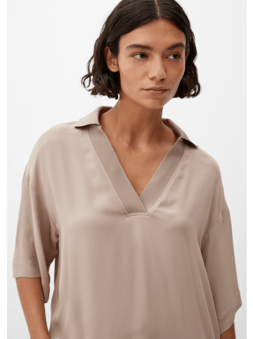 s.Oliver BLACK LABEL Bluse kurzarm in Beige