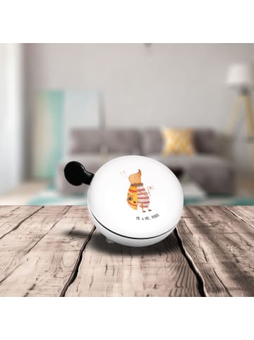 Mr. & Mrs. Panda Fahrradklingel Nachtfalter Fähnchen ohne Spruch in Weiß