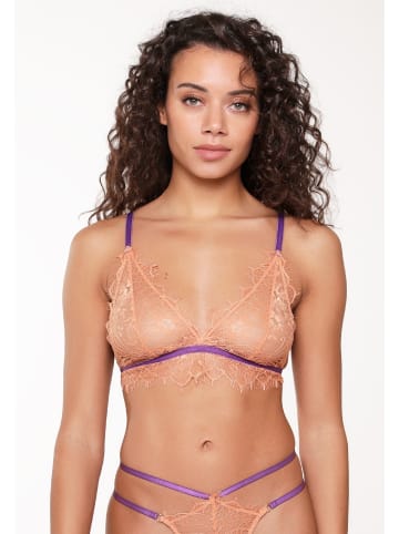 Linga Dore Bralette in Purple magic/caramel