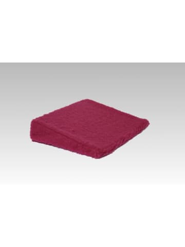 Linke Licardo Keilkissen Therapiekeil Wolle 40 x 40 x8/1 cm in bordeaux
