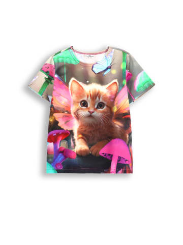 Coccodrillo T-Shirt mit kurzem Ärmel in bunt