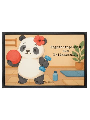 Mr. & Mrs. Panda fußmatte Ergotherapeutin Leidenschaft Design mi... in Weiß