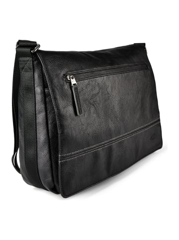 Camel Active Traces Messenger Leder 38.5 cm Laptopfach black
