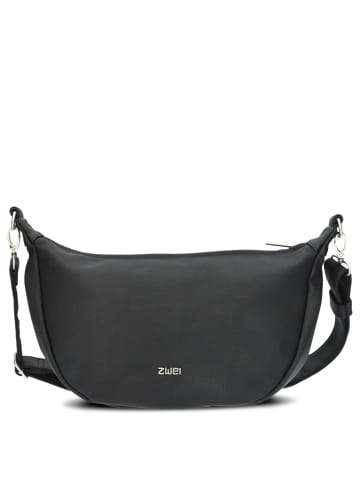 Zwei Mademoiselle M70 - Umhängetasche 34 cm (leo) in nubuk-black