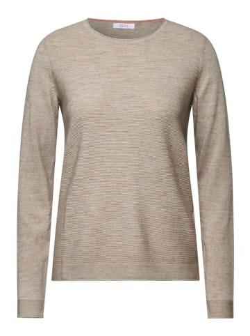 Cecil Strukturpullover in Beige