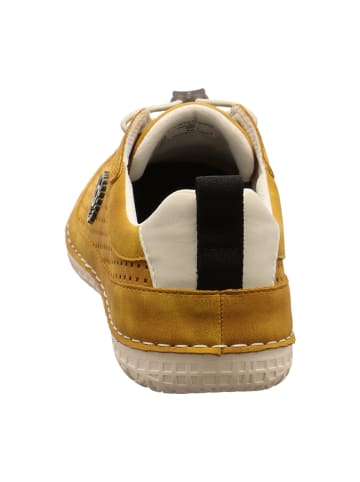 Bugatti Sportliche Schnürschuhe in Gelb