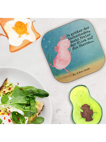 Mr. & Mrs. Panda Tischschoner Axolotl Tanzen Design mit Spruch in Weiß