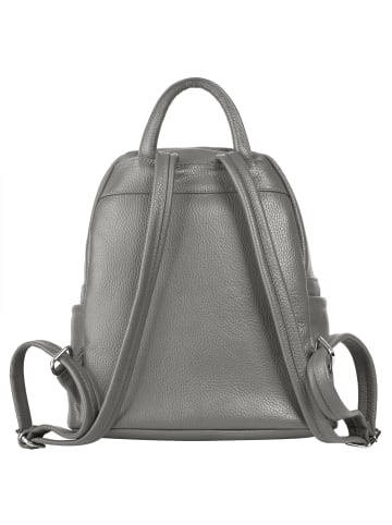 Samantha Look Rucksack echt Leder in grau