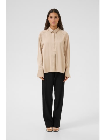 Karen By Simonsen Langarm - Hemd KBThorun in Simply Taupe