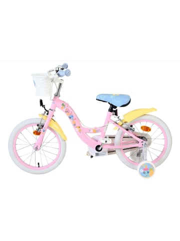 Volare Kinderfahrrad Disney Stitch, 16 Zoll, ohne Rücktrittbremse in rosa