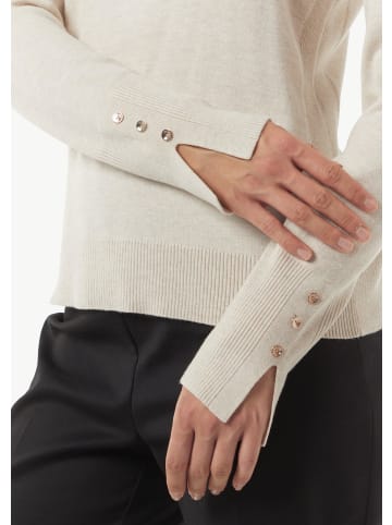 comma Strickpullover langarm in Beige