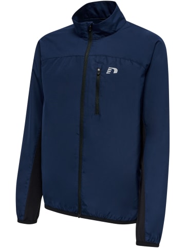 Newline Reißverschluss Jacke Reflektierend Logo Kids Core Kinder in BLACK IRIS