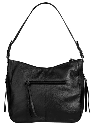 Bruno Banani Shopper echt Leder in schwarz