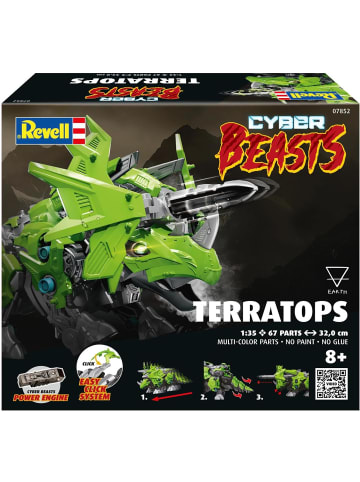 Revell Modellbau CyberBeasts TerraTops Bausatz 80 Teile Maßstab 1:48 ab 10 Jahre