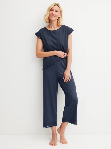 Calida 7/8-Pyjamahose in peacoat blue