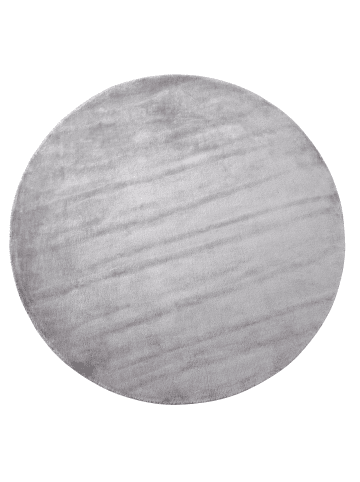 Beliani Kurzflor GESI II in Grau - (W) 140 x (H) 1 x (L) 140 cm