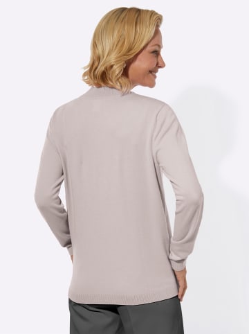 WITT WEIDEN Stehkragen-Pullover in hellgrau