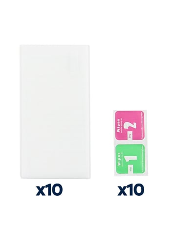 COFI 1453 TFO 2,5D 10er Pack kompatibel mit iPhone 16 Pro Max, iPhone in Transparent