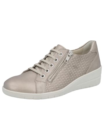 Solidus Damen- Schnürschuhe Helia - Weite H in Beige