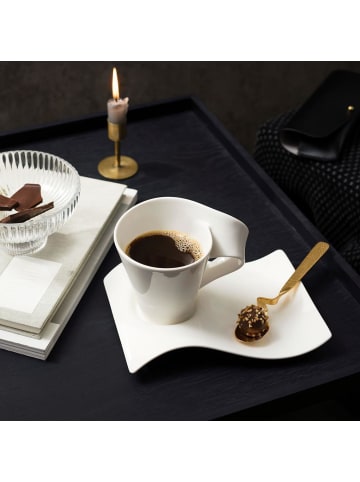 Villeroy & Boch 6er Set Caffè Becher mit Henkel NewWave 250 ml in weiß