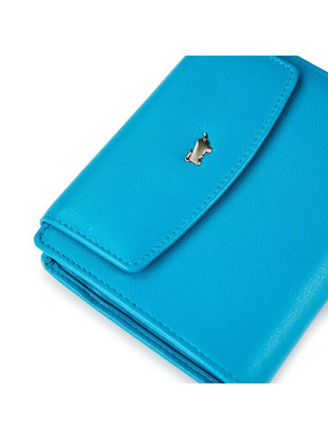Braun Büffel Joy Geldbörse RFID Schutz Leder 12 cm in indigo blue