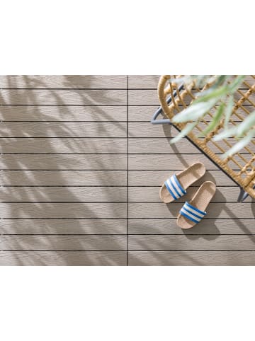 home24 12er-Set Terrassenfliese Svevo in Grau