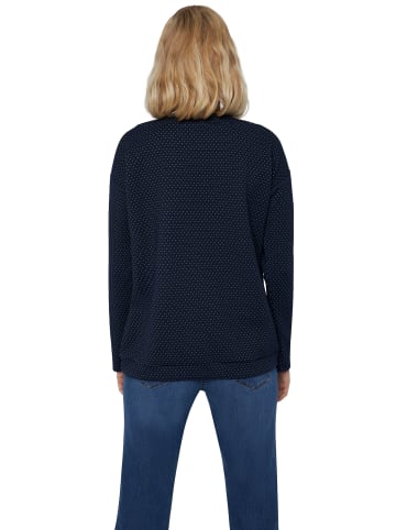 Gina Laura Sweatshirt in navy blau