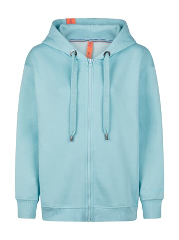 Salzhaut Sweatjacke TOPE in Aqua