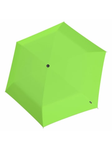 Knirps U.200 Ultra Light Duomatic - Taschenschirm Regenschirm in neon green