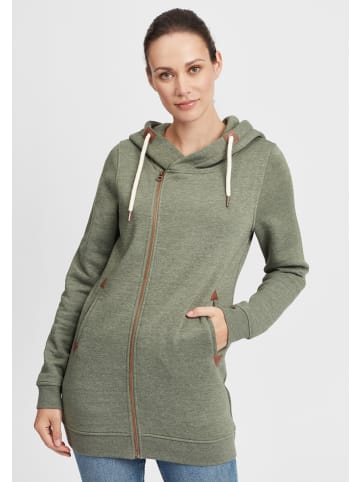 Oxmo Kapuzensweatjacke in grün